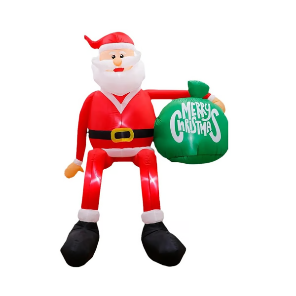 Giant 8FT LED Climbing Santa Inflatable