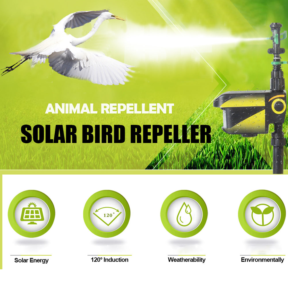 Motion Activated Sprinkler for Deer Solar Powered