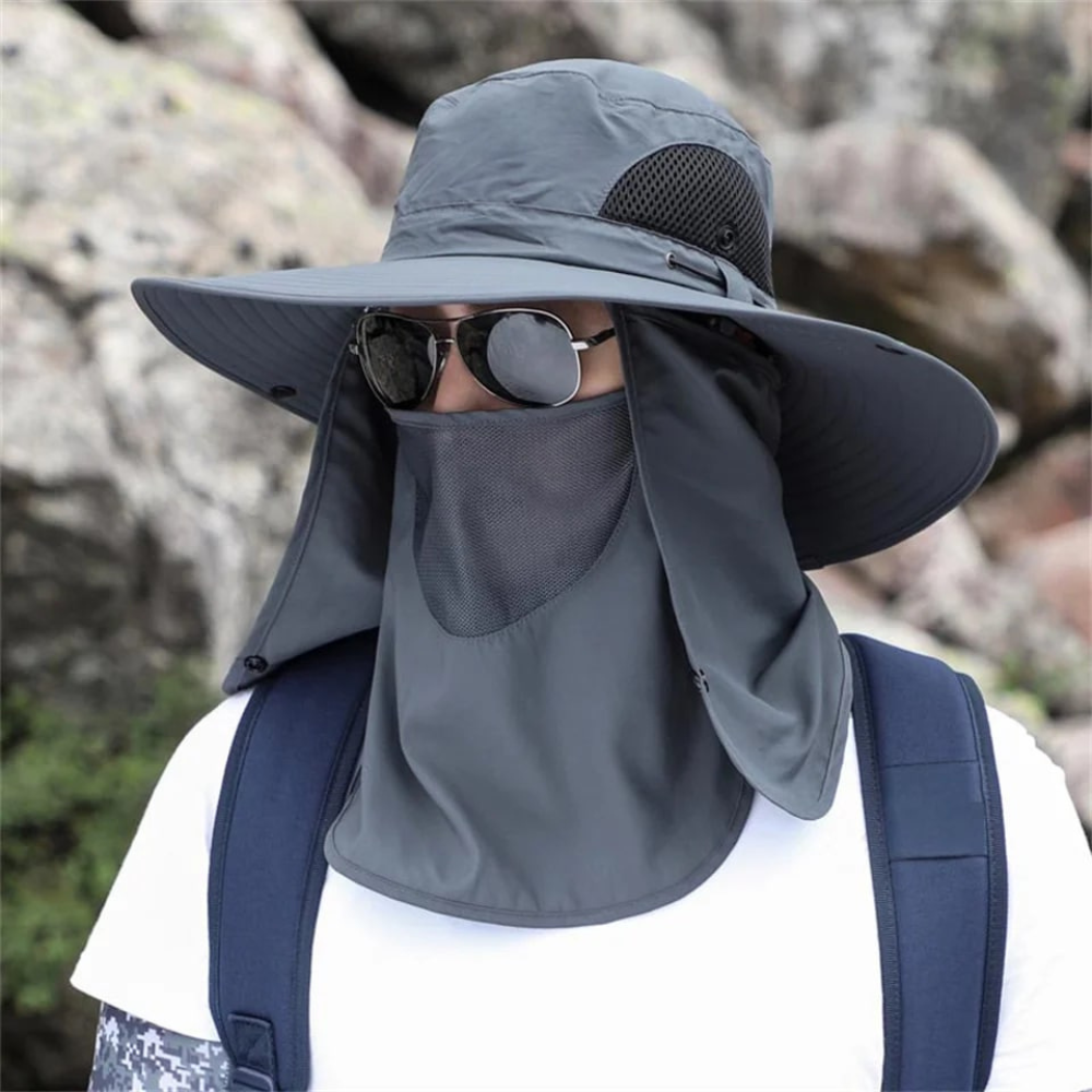Wide Brim Outdoor Sun Protection Fishing Hat