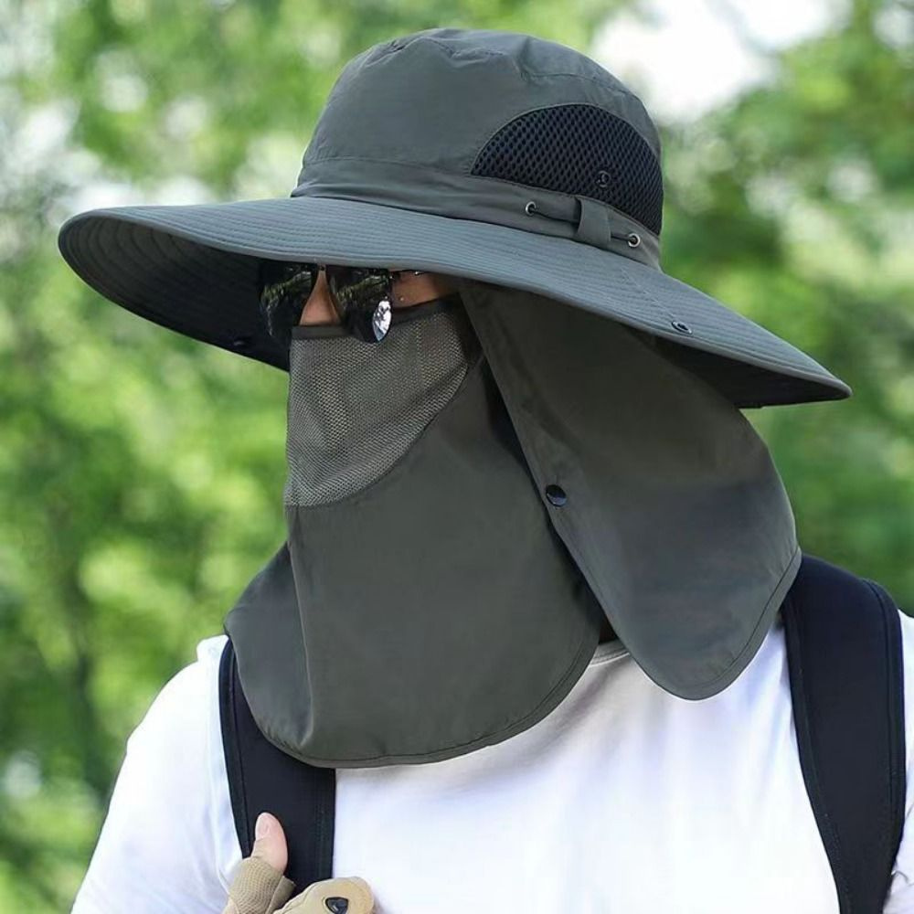Wide Brim Outdoor Sun Protection Fishing Hat