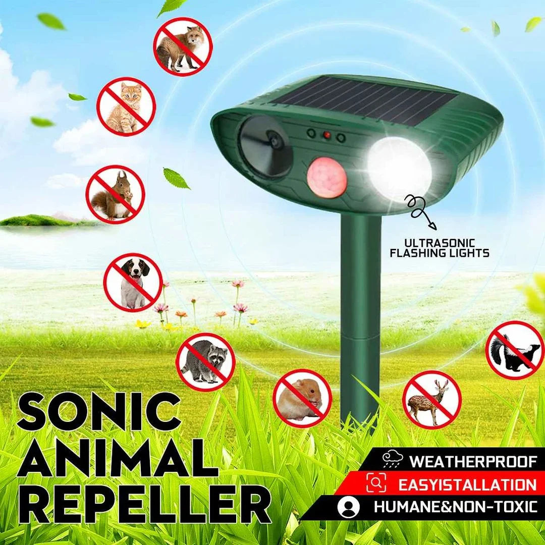 Ultrasonic Chipmunk Repeller Solar Powered