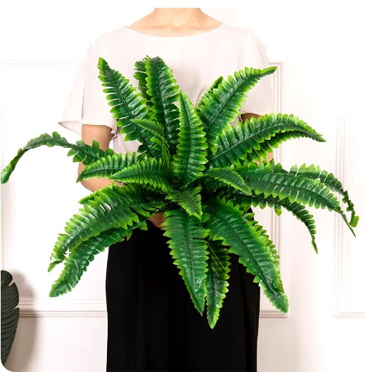 UV Resistant Artificial Boston Fern For Outdoors